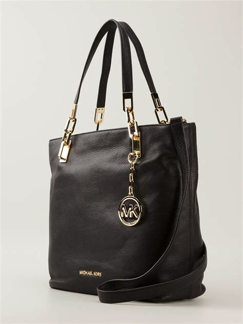 michael kors black fabric tote|Michael Kors black shoulder handbags.